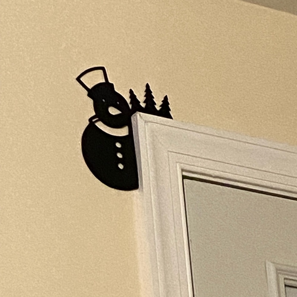 Christmas decoration door topper